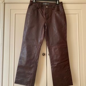 Vintage Gap leather pants